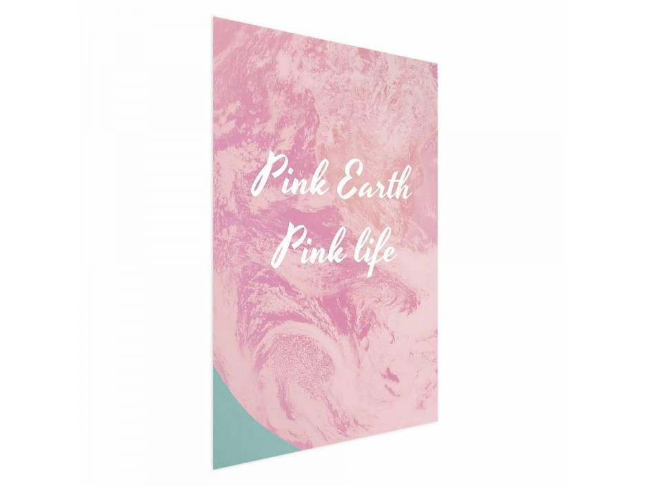 Poster - Pink Earth, Pink Life