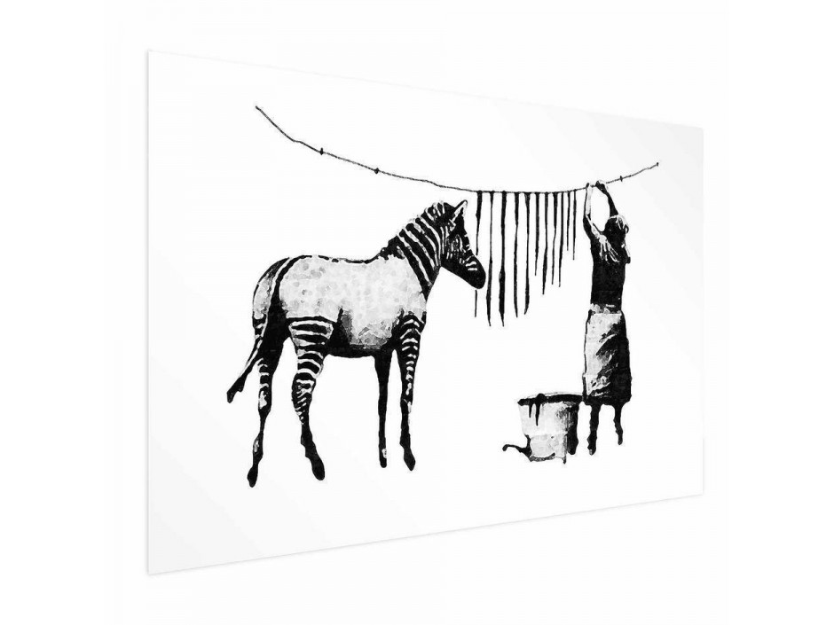 Poster - Banksy: Zebra Washing