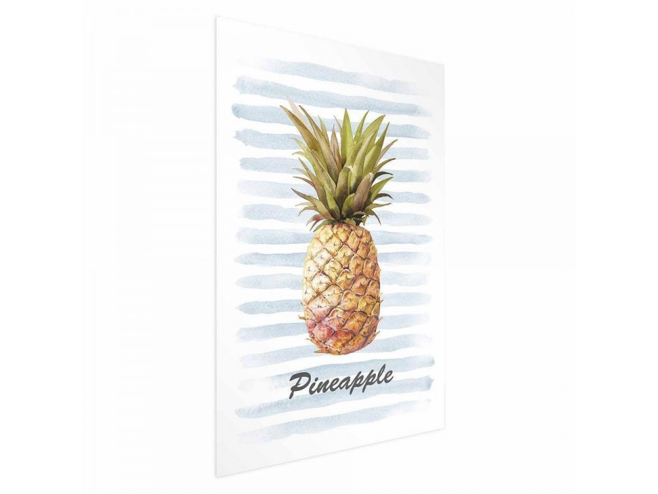 Poster - Pineapple and Stripes