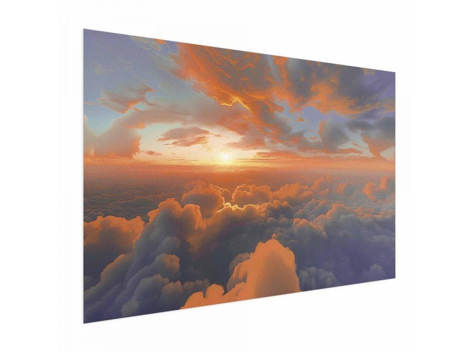 Poster - When Dawn Tickles the Clouds: A Color Show on the Morning Sky