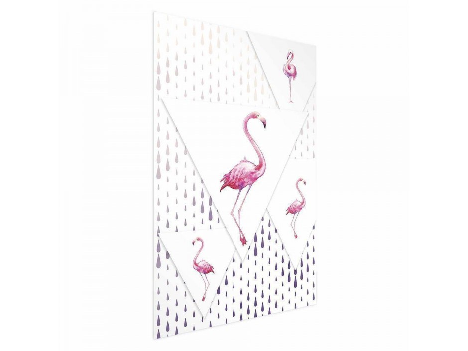 Poster - Flamingo Family