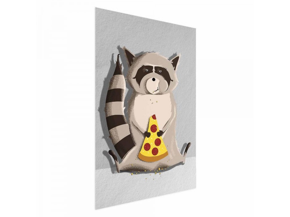 Poster - Raccoon Glutton