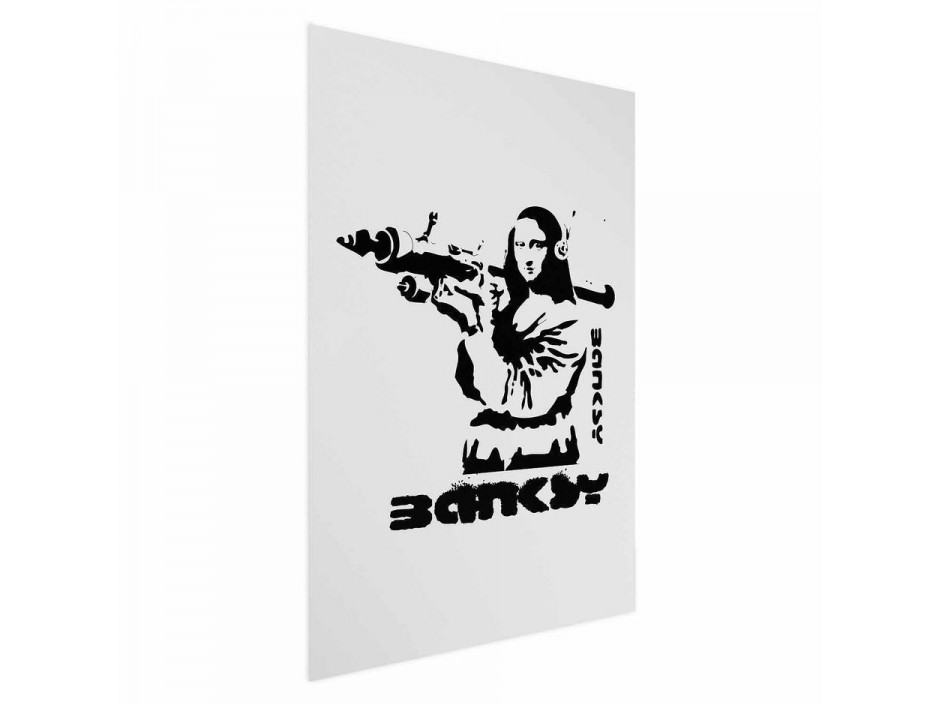 Poster - Mona Lisa with a Bazooka