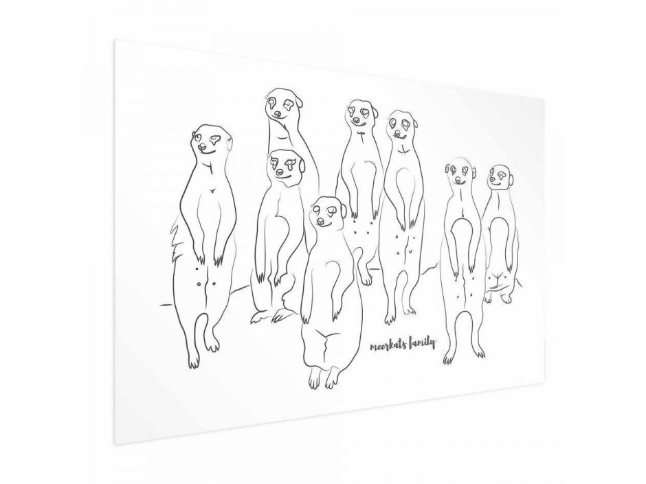 Poster - Meerkat Family